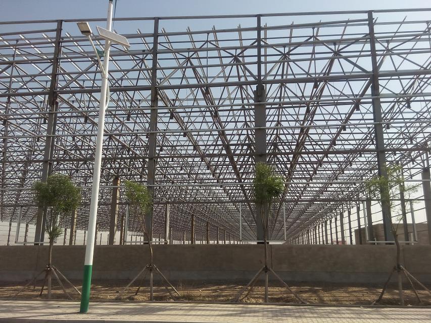 和平汽车工业厂房网架