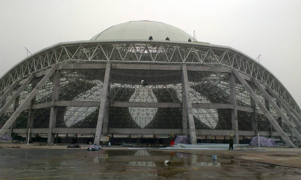 和平温泉馆网架工程